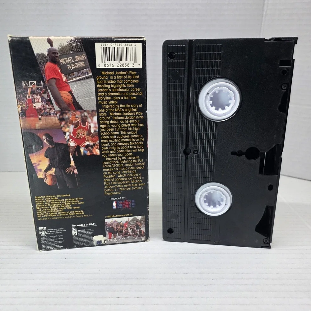 Lot of 5 VTG Sports‎ VHS Tapes NFL & NBA SI NFL Films Michael Jordan Untested
